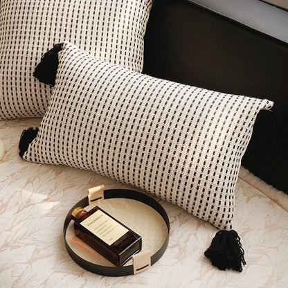 French Brown Throw Pillow Cover