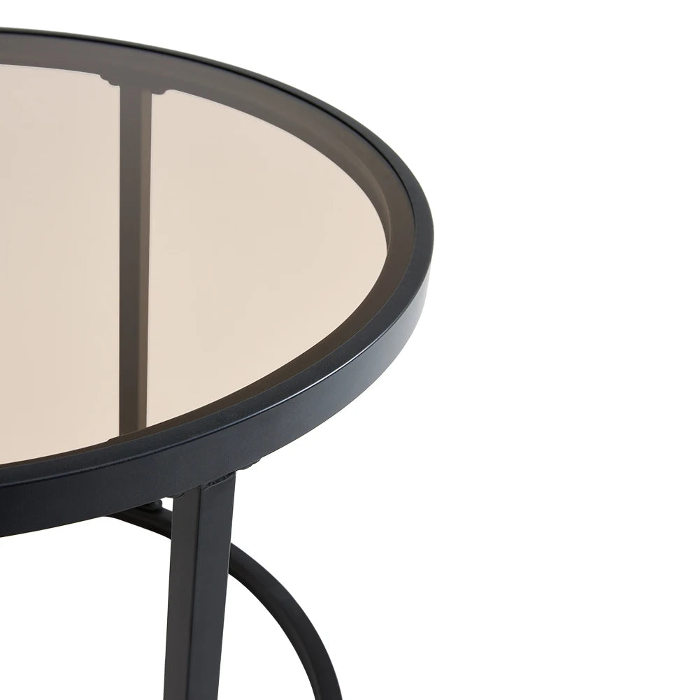 Glass Nesting Table Set