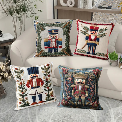 Christmas Nutcracker Printed Pillowcase