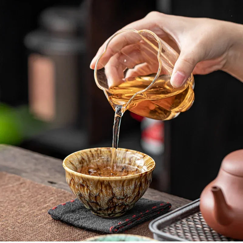 Handmade Set Ceramic Teacups