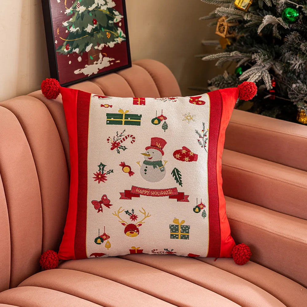 Christmas Cushion Cover Cartoon
