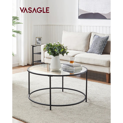 Glass Round Coffee Table