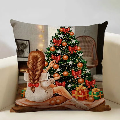Christmas Decorative Cushion Cover