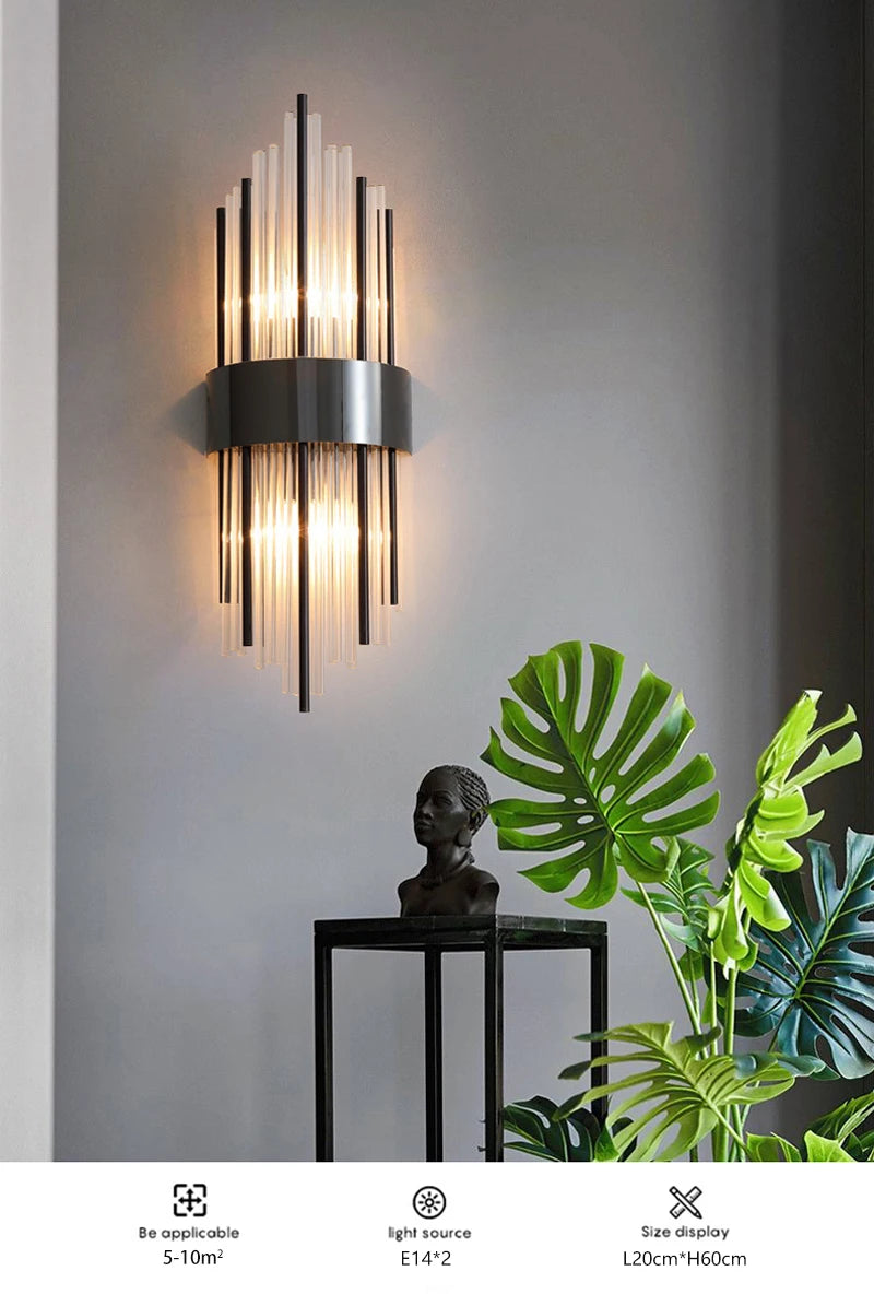 Luxury Crystal Wall Lamp