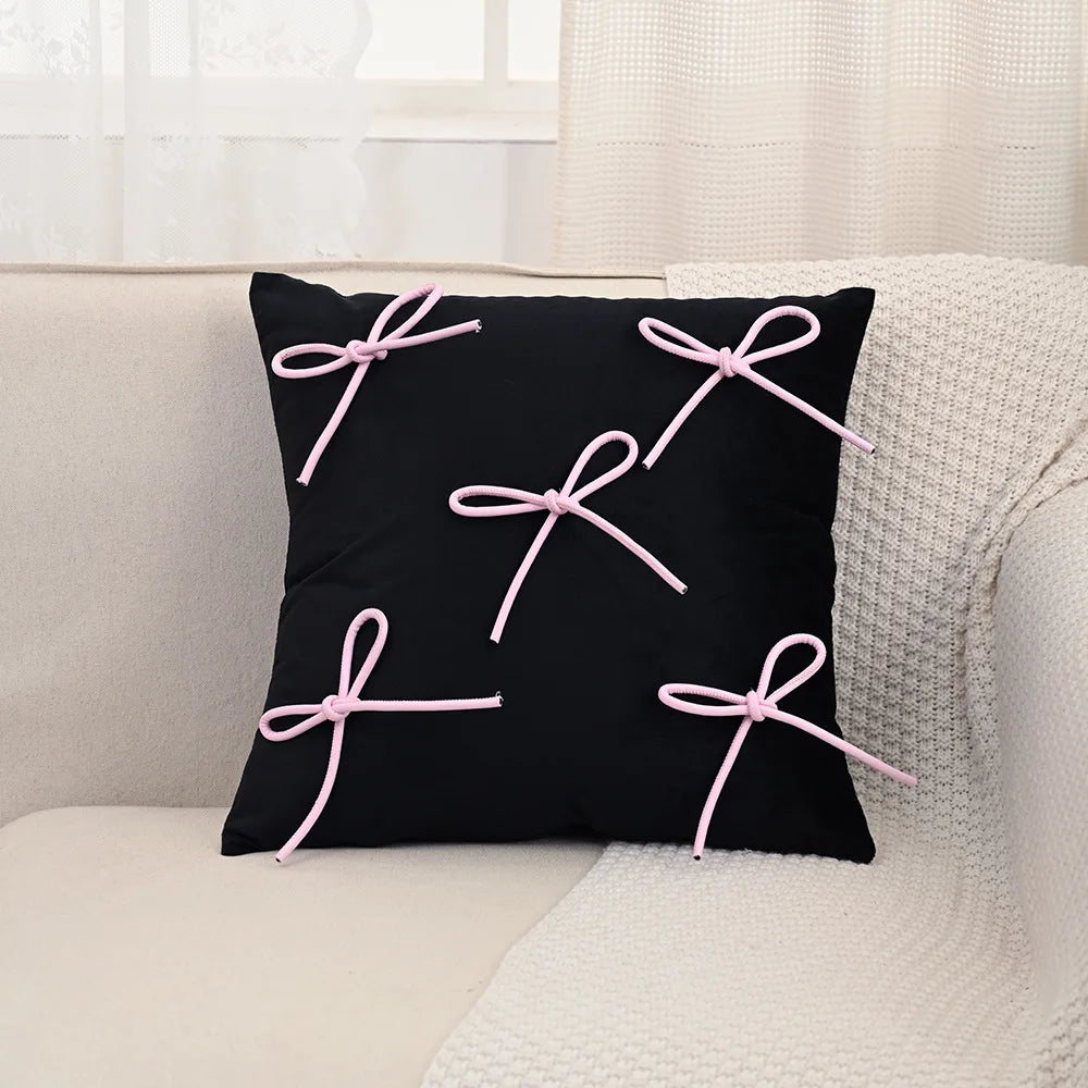 Bow Throw Pillow Cover