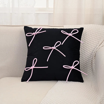 Bow Throw Pillow Cover