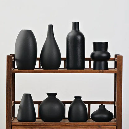 Creative Black Porcelain Vase