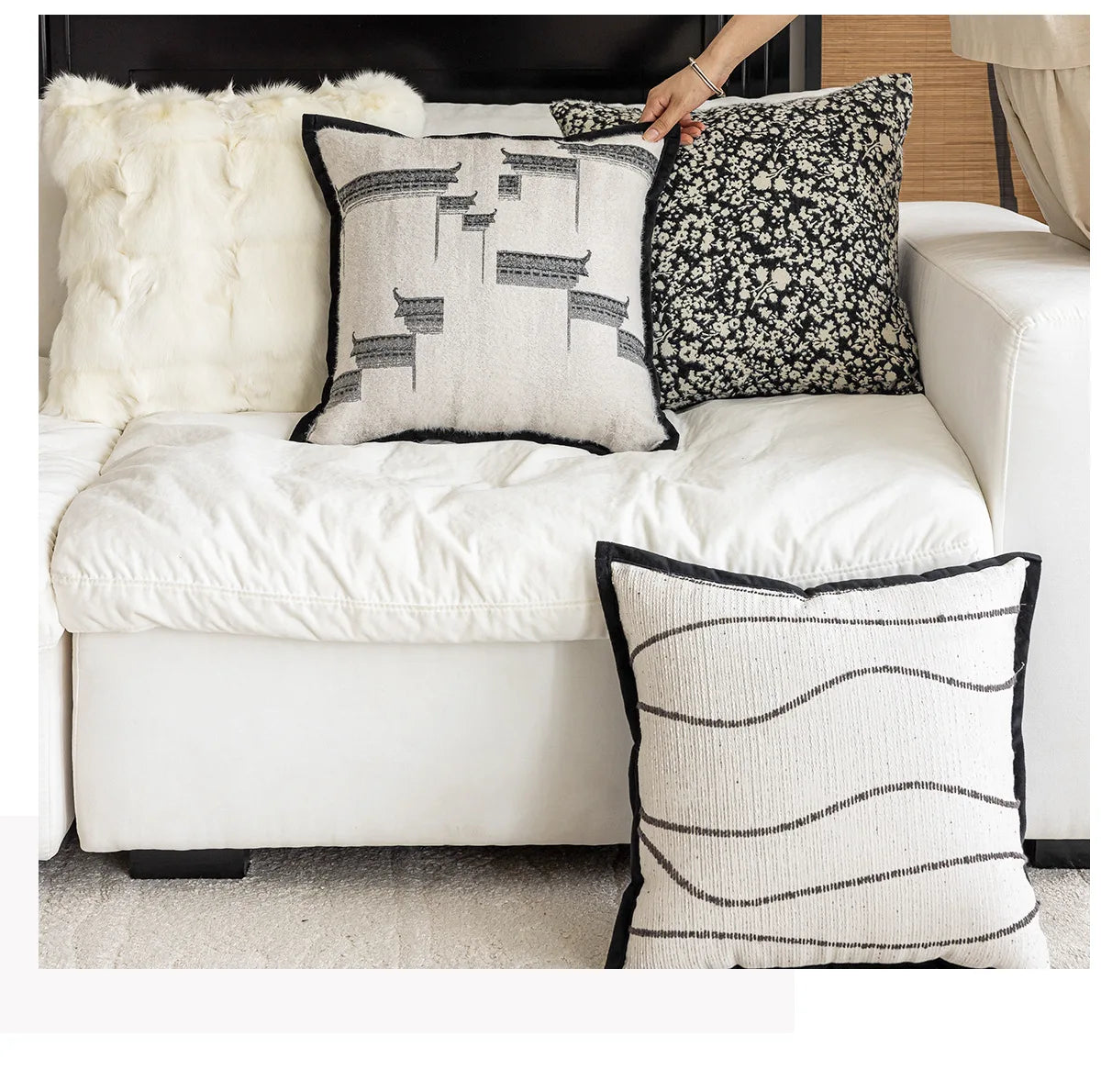 Geometric Pillow Cover Luxury