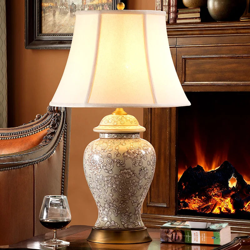 Neoclassical Ceramic Table Lamp