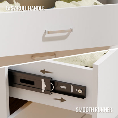 5 Drawer Wood Cabinet Dresser