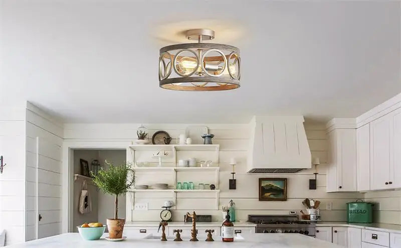 Industrial Circular Chandelier