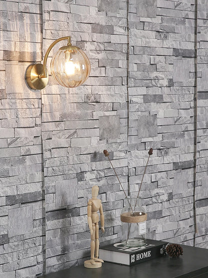 Color Glass Wall Light