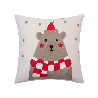 Christmas Plush Throw Pillow Cover