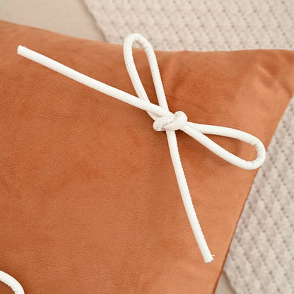 Bow Throw Pillow Cover