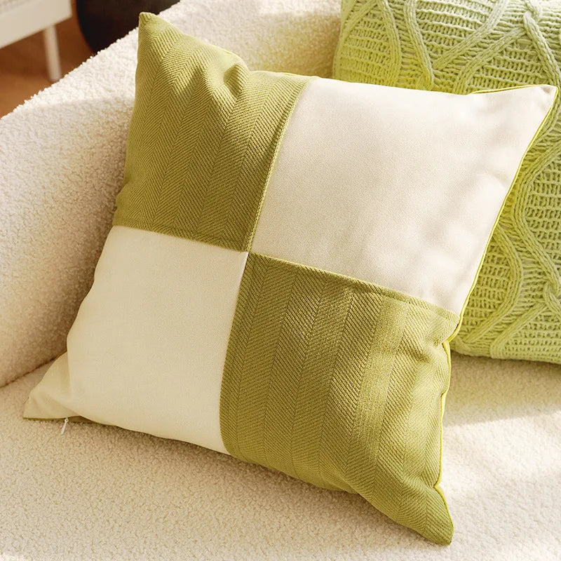 Green Flying Bird Throw Pillow Cover
