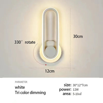 Modern Rotatable LED Wall Sconce