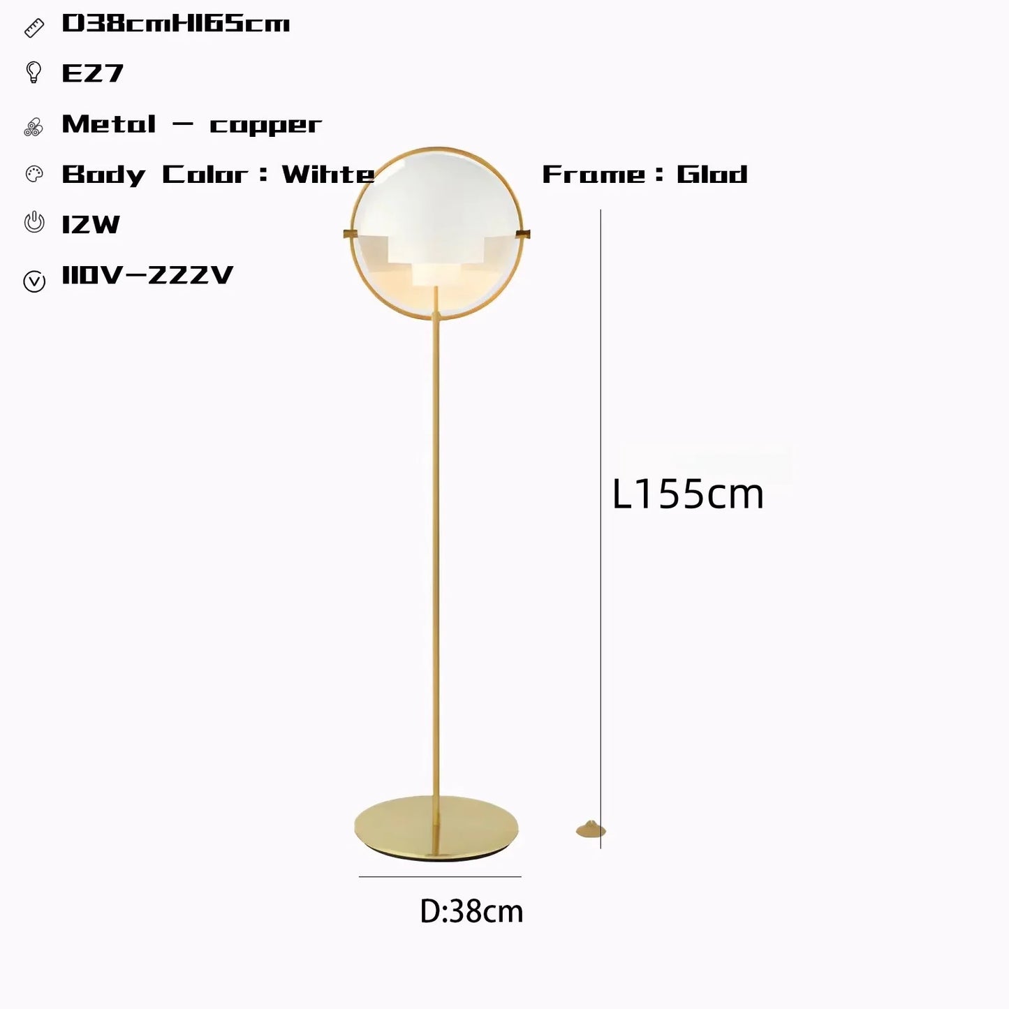 Modern Gubi Floor Lamp