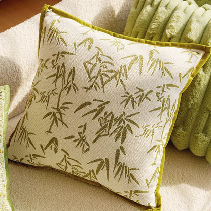 Green Flying Bird Throw Pillow Cover
