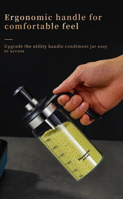 Seasoning Bottle with Spoon