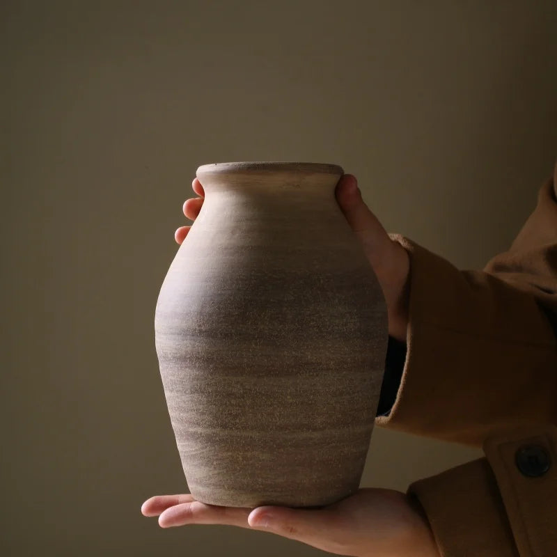 Rough Clay Pottery Vase