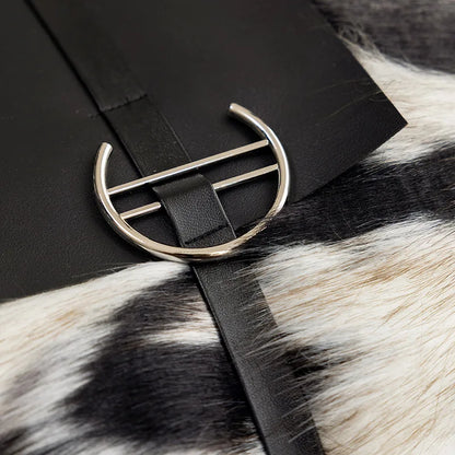 Black Plush Throw Pillow Cover