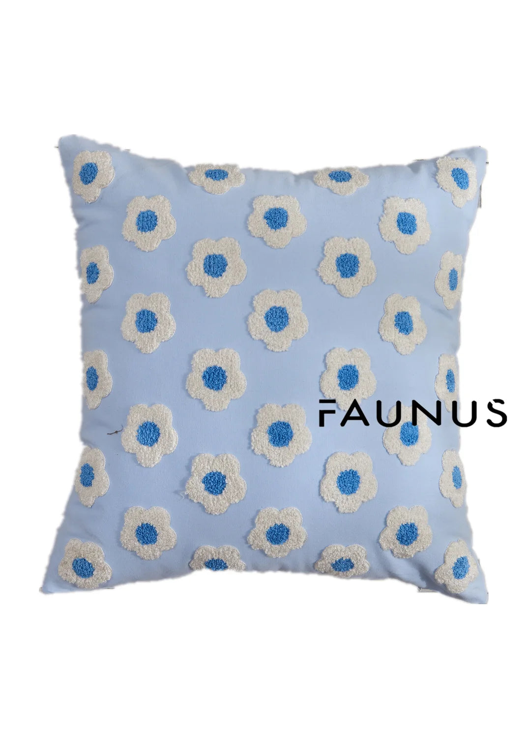 Daisy Embroidery Throw Pillow Covers