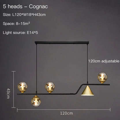 Scandinavia Glass Chandelier