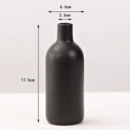 Creative Black Porcelain Vase