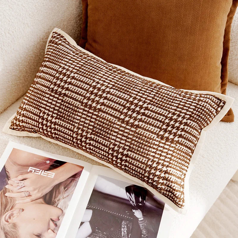 Retro Simple Throw Pillow Cover