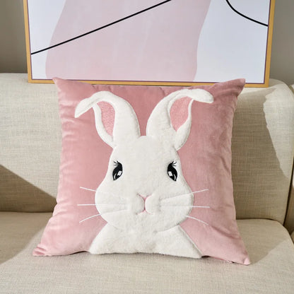 Cute Velvet Throw Pillow Cover