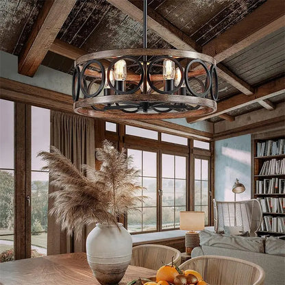 Industrial Circular Chandelier