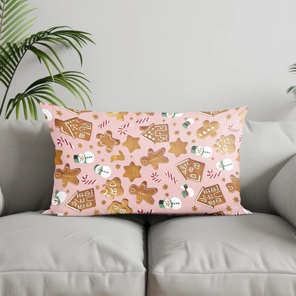 Red Plaid Pillow Cover