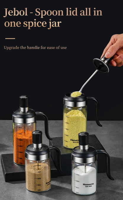 Seasoning Bottle with Spoon