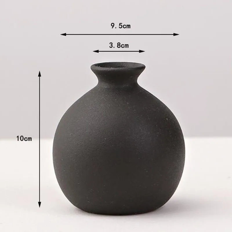 Creative Black Porcelain Vase