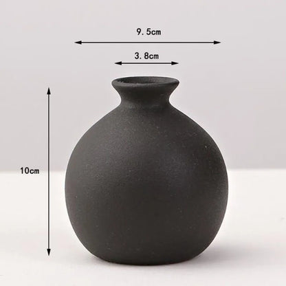 Creative Black Porcelain Vase