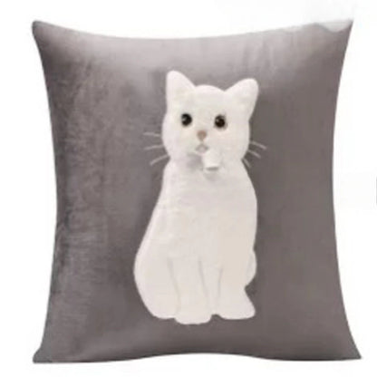 Cute Velvet Throw Pillow Cover