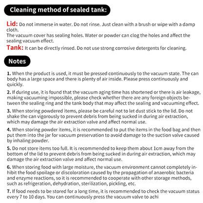 Vacuum Sealed Container