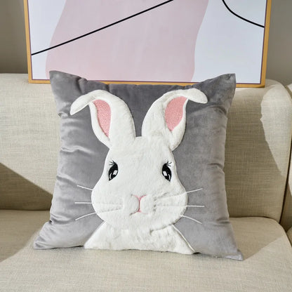 Cute Velvet Throw Pillow Cover