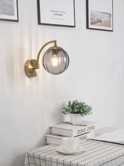 Color Glass Wall Light