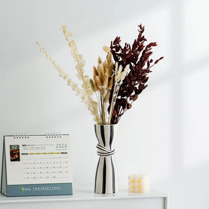 Double Ear Ceramic Vase