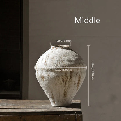 Zen Rough Pottery Jar