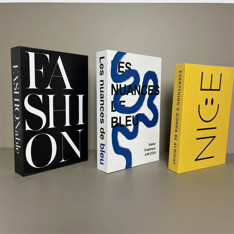 Decoration Fake Books 3pcs/Set