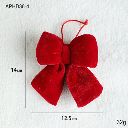 Christmas Velvet Red Bow
