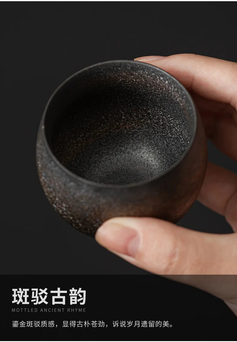 Japanese Style Handmade Stoneware Tea Cup