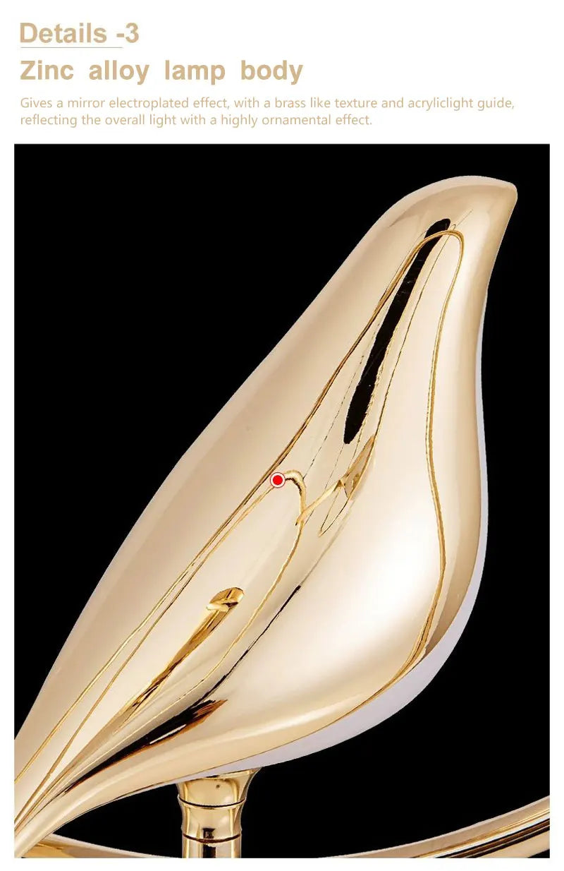 Magpie Bird LED Pendant Light