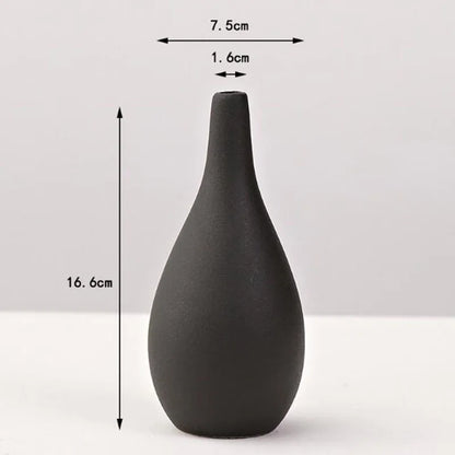 Creative Black Porcelain Vase