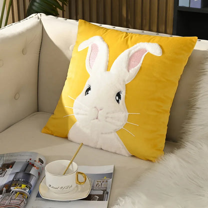 Cute Velvet Throw Pillow Cover