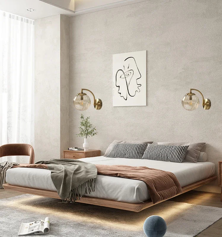 Color Glass Wall Light