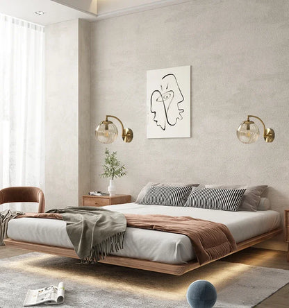 Color Glass Wall Light