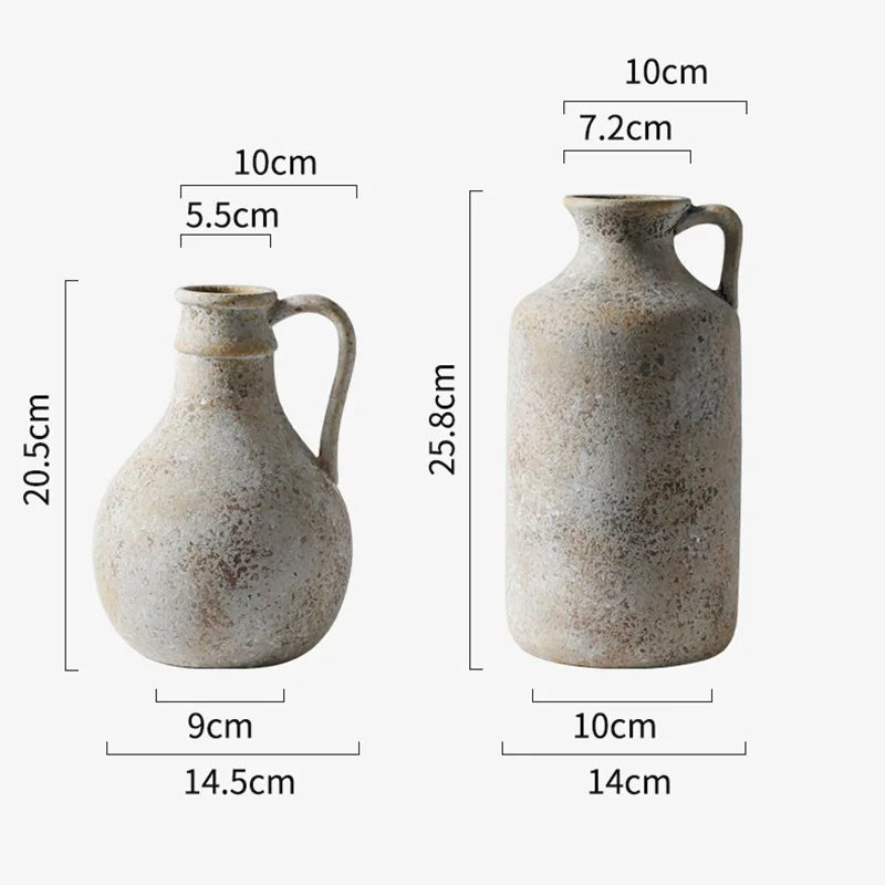 CAPIRON Retro Style Pottery Vase